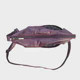 Sacoche en cuir recyclé