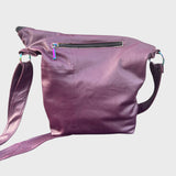 Sacoche en cuir recyclé