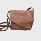 Sacoche en cuir recyclé
