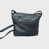 Sacoche en cuir recyclé