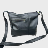Sacoche en cuir recyclé