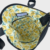 Sacoche en cuir recyclé