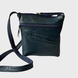 Sacoche en cuir recyclé