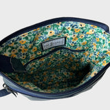 Sacoche en cuir recyclé