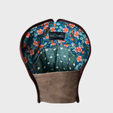 Pochette/coffre à crayons (coeurs verts)