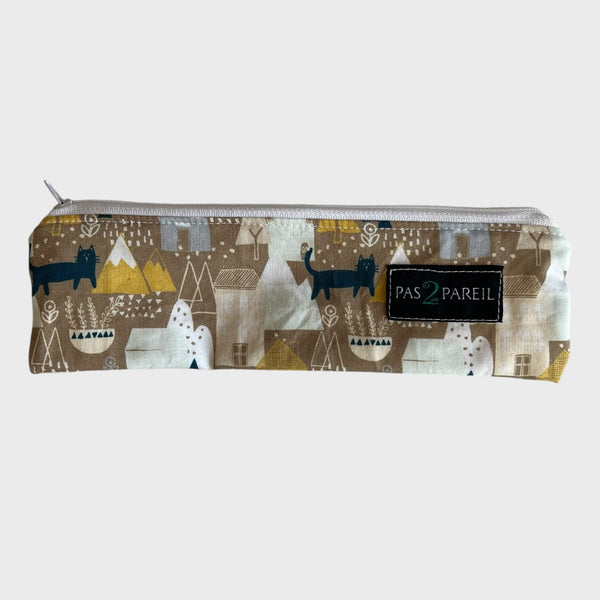 Sac pour pailles, ustensiles ou brosse à dents