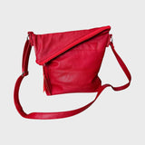 Sacoche en cuir recyclé