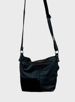 Sacoche en cuir recyclé