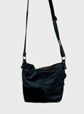Sacoche en cuir recyclé