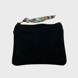 Portemonnaie suède noir