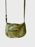 Sacoche en cuir recyclé