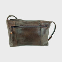Sacoche en cuir recyclé