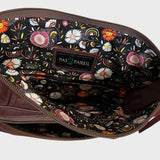 Sacoche en cuir recyclé