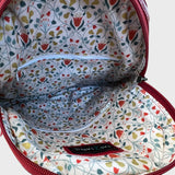 sacoche à dos en cuir recyclé