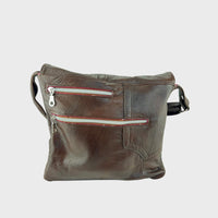Sacoche en cuir recyclé
