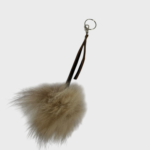 Porte-clé brun pale