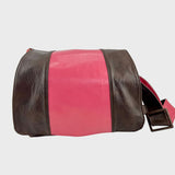 Sacoche en cuir recyclé
