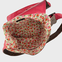 Sacoche en cuir recyclé