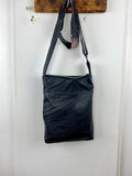 Sacoche en cuir recyclé